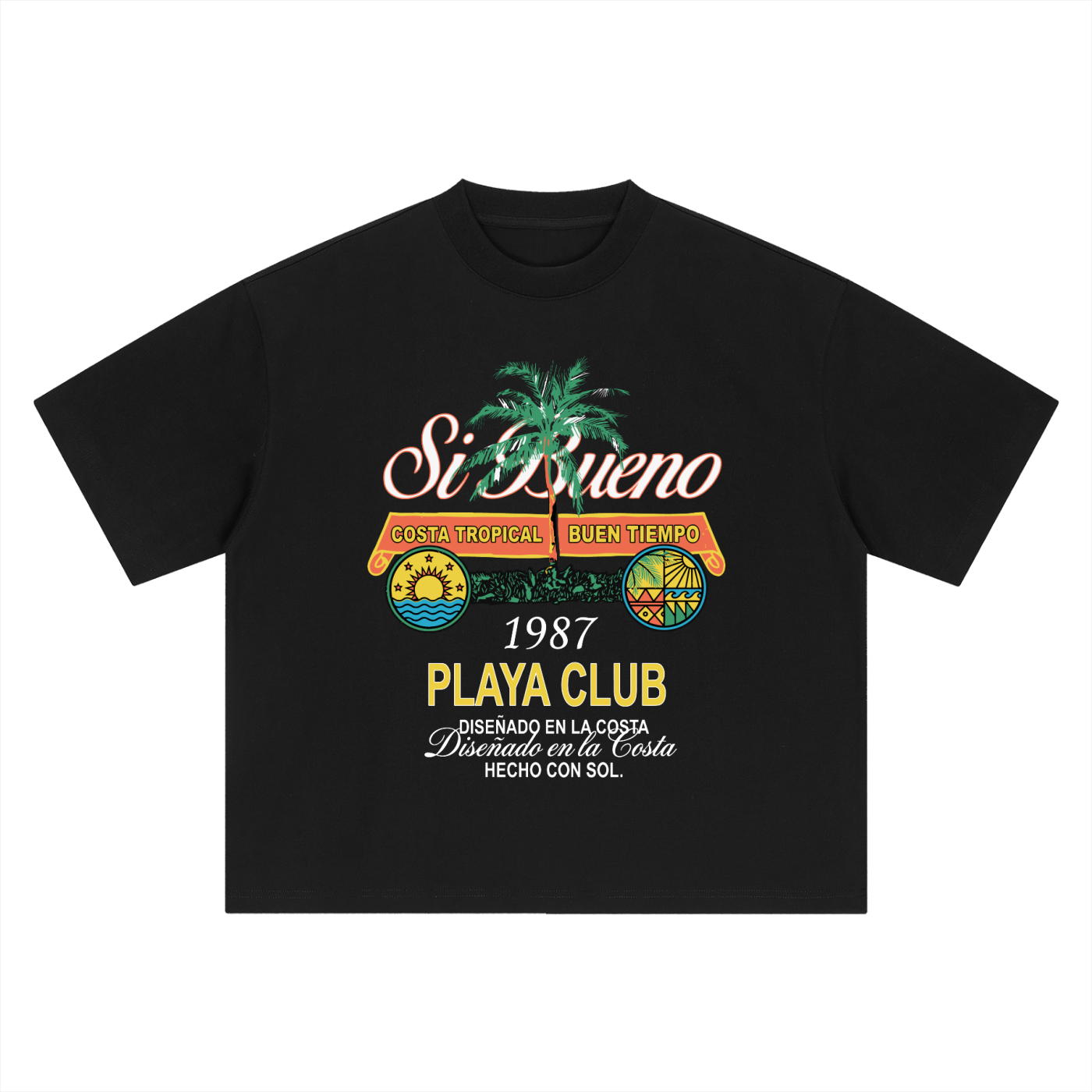 Si Bueno Playa Club Heavy Lujo Tee