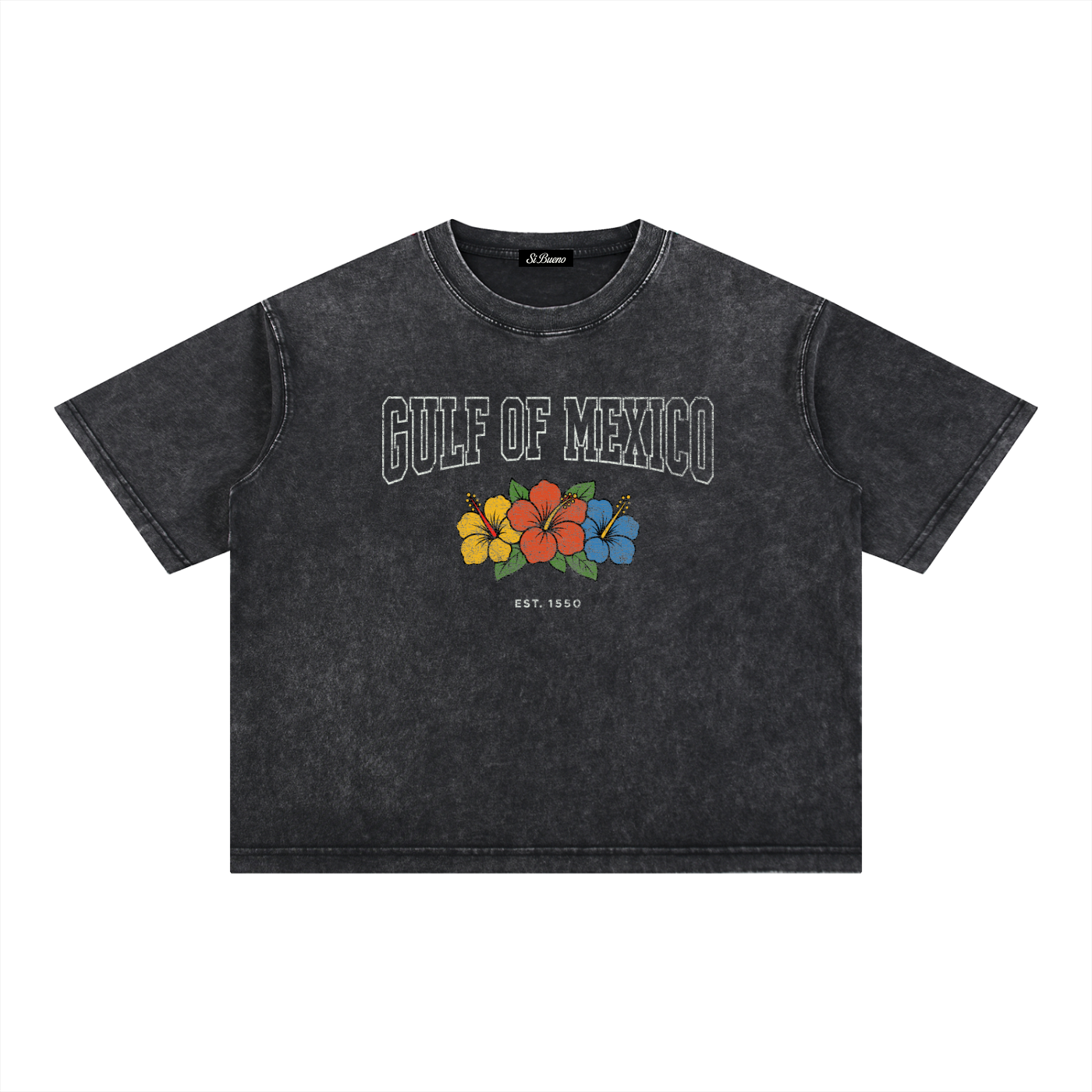 Gulf of Mexico Baja Boxy Washed Tee