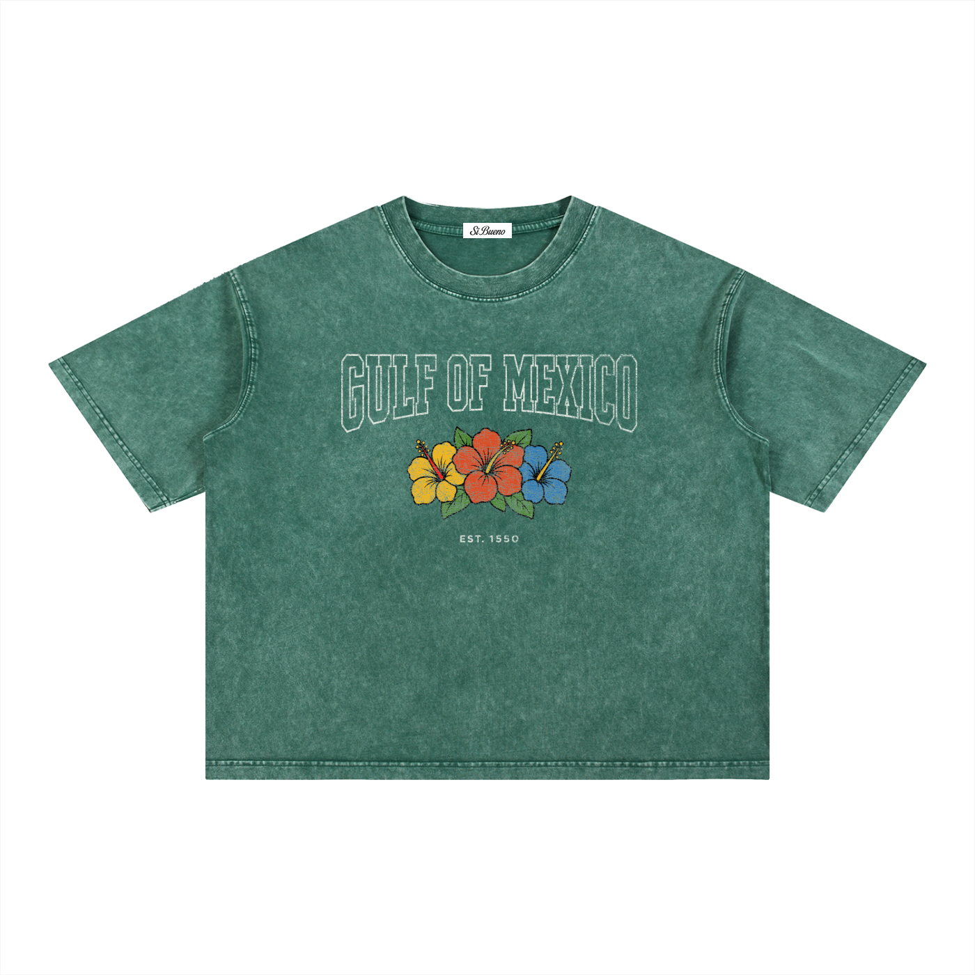 Gulf of Mexico Baja Boxy Washed Tee