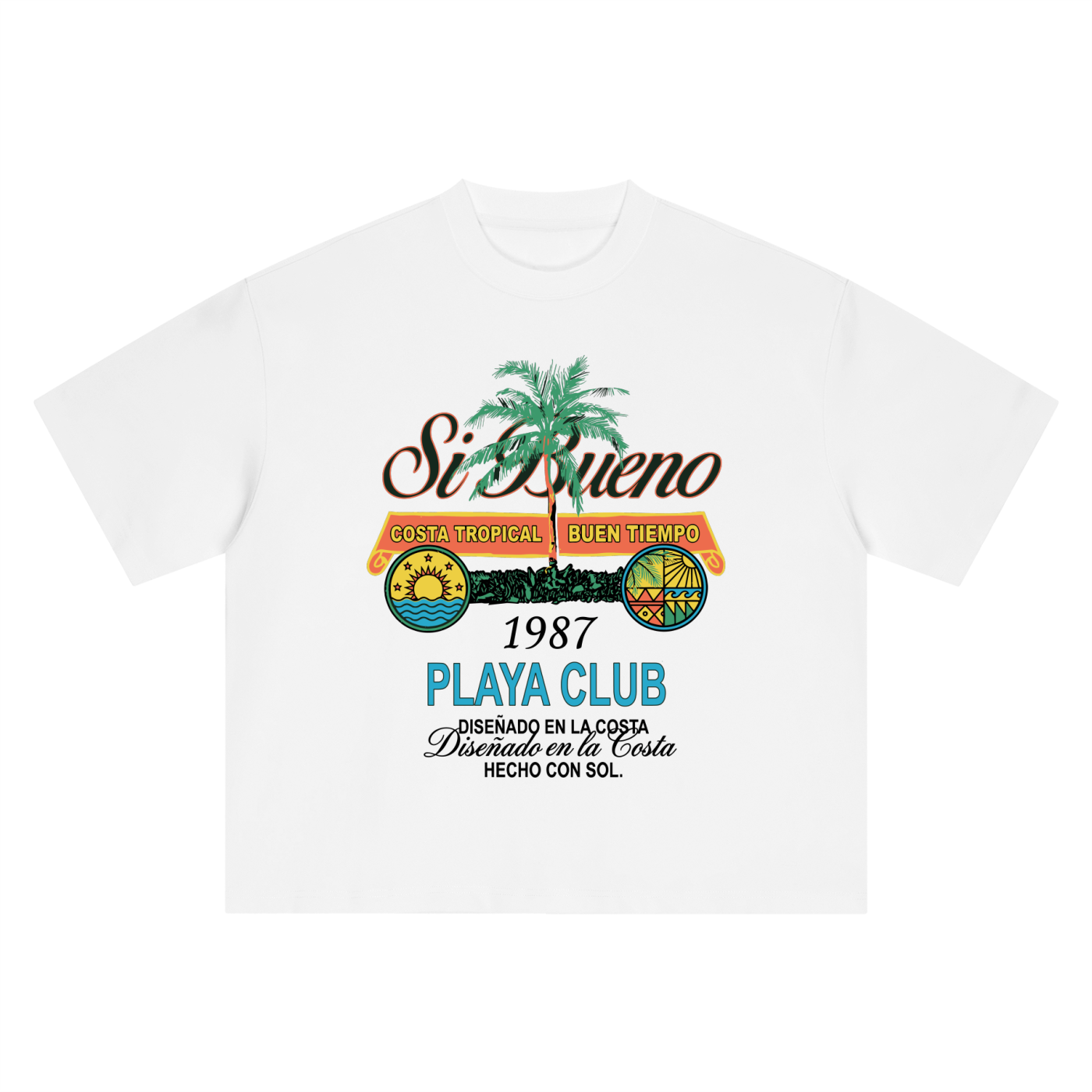 Si Bueno Playa Club Heavy Lujo Tee
