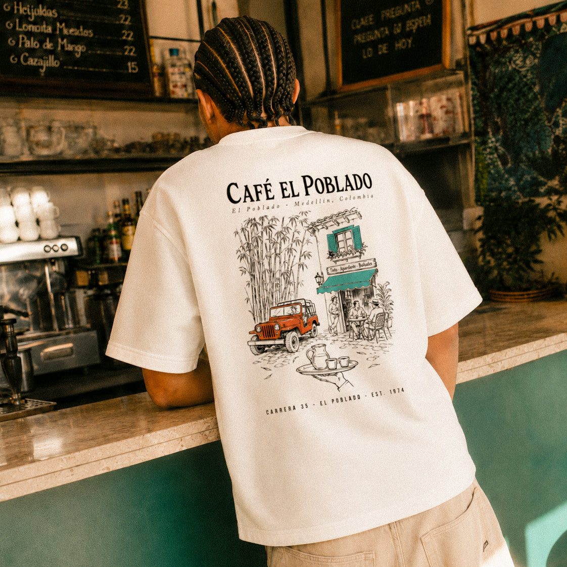 Cafe El Poblado Heavy Lujo Tee