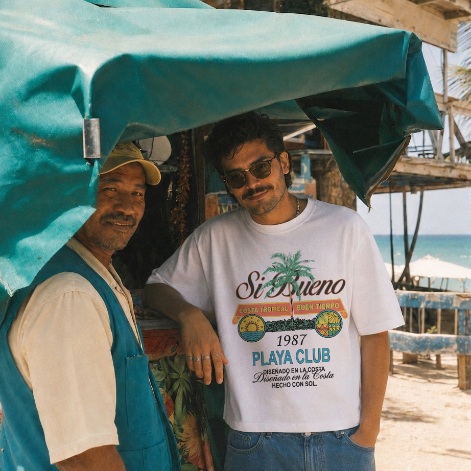 Si Bueno Playa Club Heavy Lujo Tee