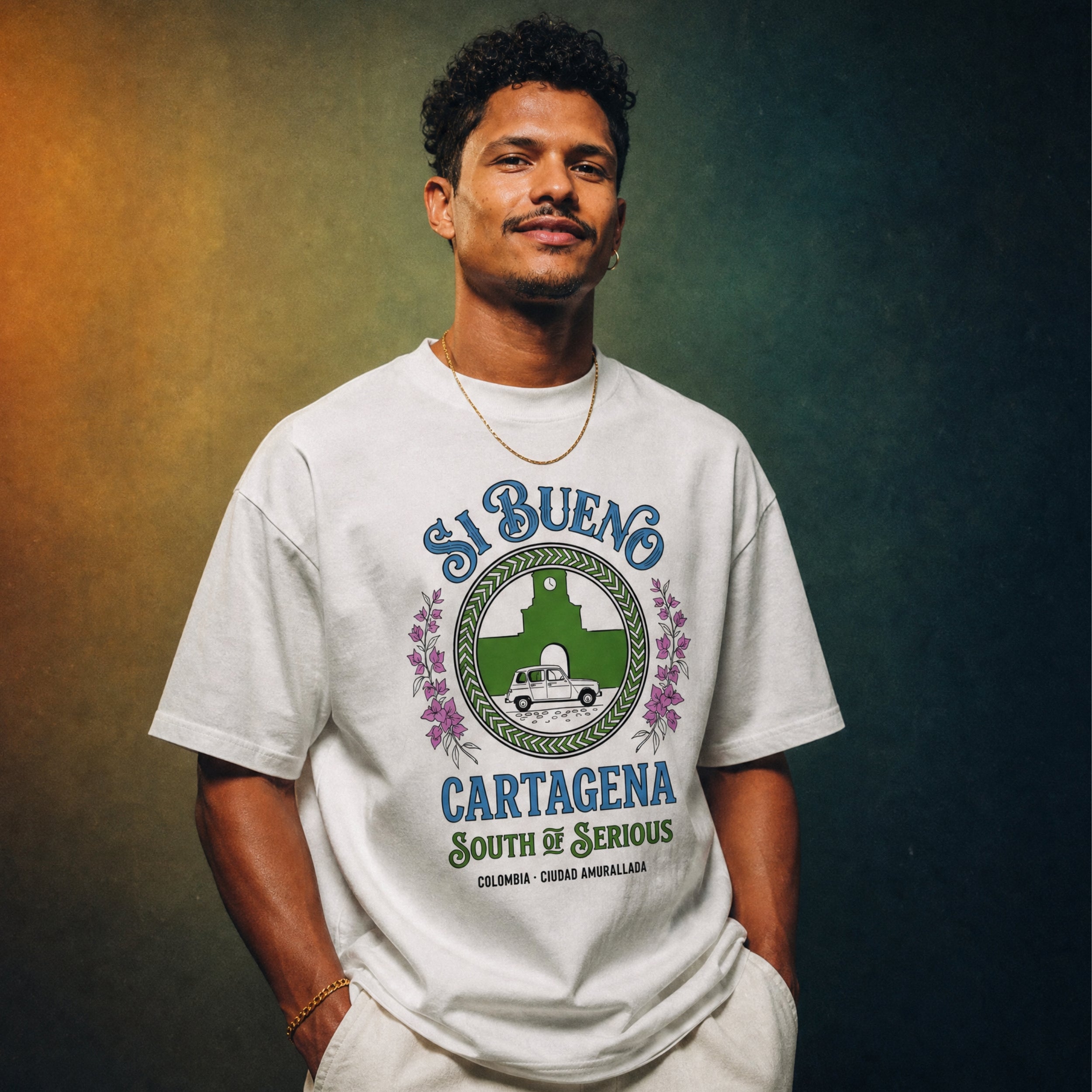 Los Sellos: Cartagena Heavy Lujo Tee